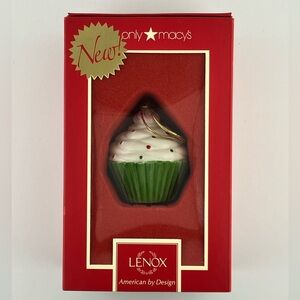 LENOX Cupcake 🧁 Christmas Ornament